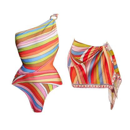 Inspired Bathing Suit With a Contemporary Edge