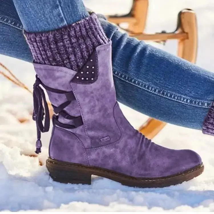 Lässige und stützende orthopädische Stiefel