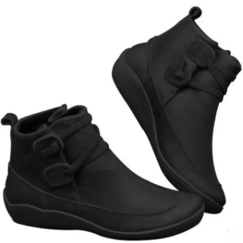 Lässige und stützende orthopädische Stiefel