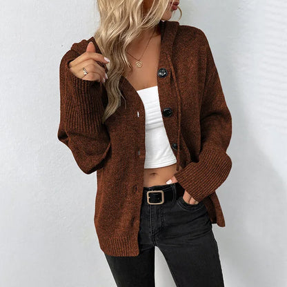 MW | Kuschelige Strickjacke mit Kapuze
