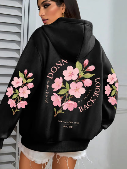 Schlicht und elegant Kapuzenpullover