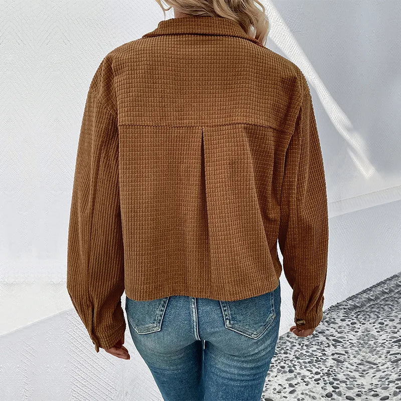 Anmutig gestaltete Jacke