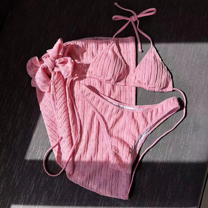 Poliert und verspielt Bikini