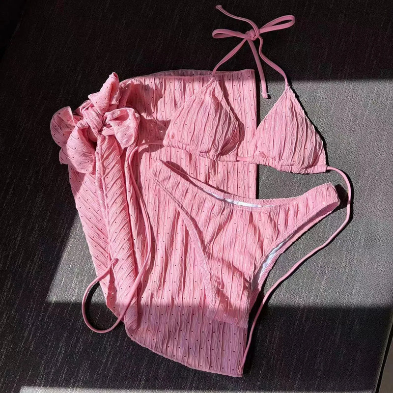 Poliert und verspielt Bikini