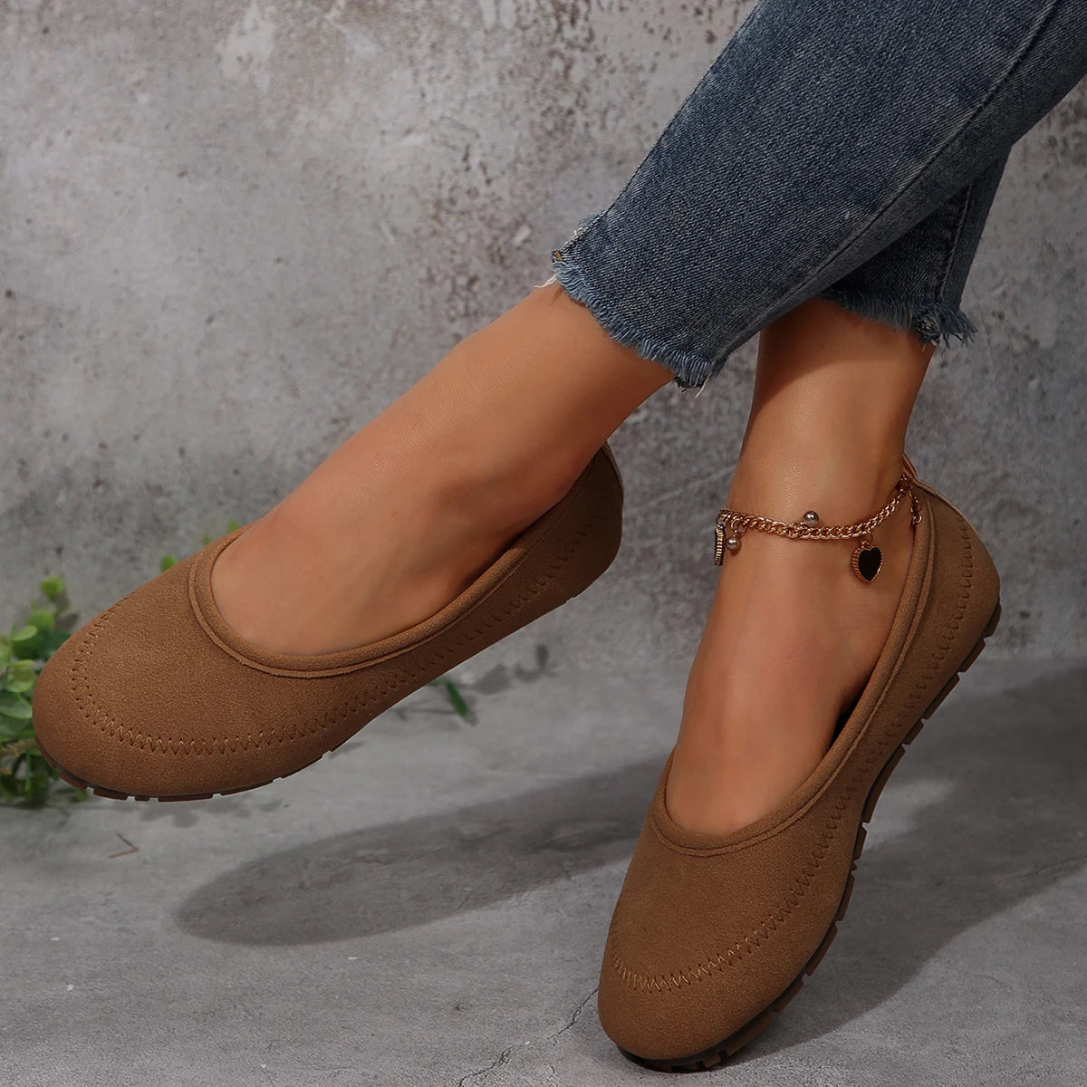 Lässige und stützende orthopädische Ballerinas