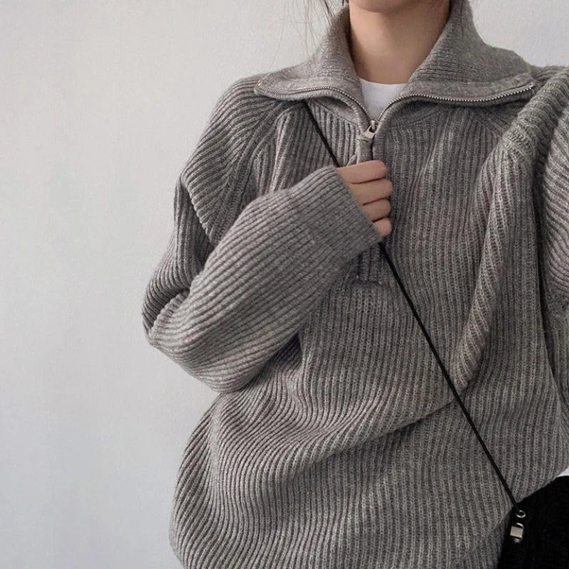 Poliert und verspielt Pullover