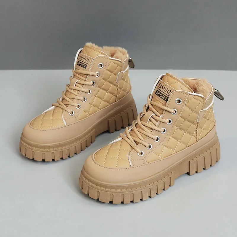 Lässige und stützende orthopädische Stiefel