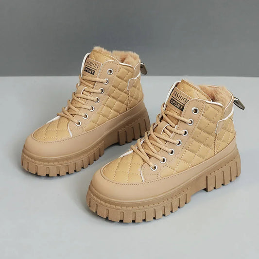 Lässige und stützende orthopädische Stiefel