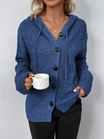 MW | Kuschelige Strickjacke mit Kapuze