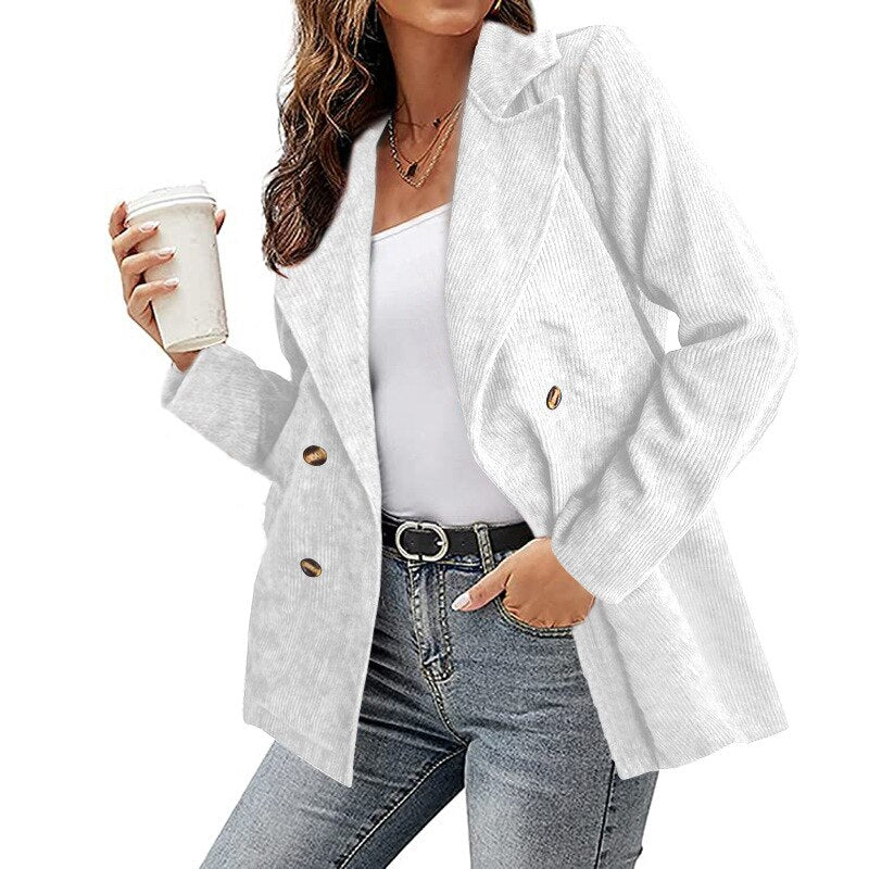 MW | VioletBlazer I Einfarbiger Blazer für Frauen