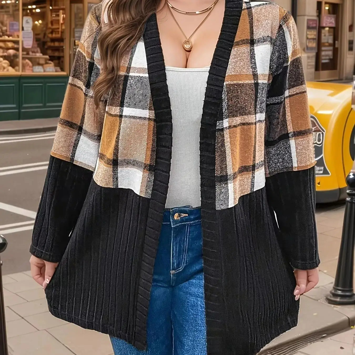 Modern und minimalistisch Strickjacke