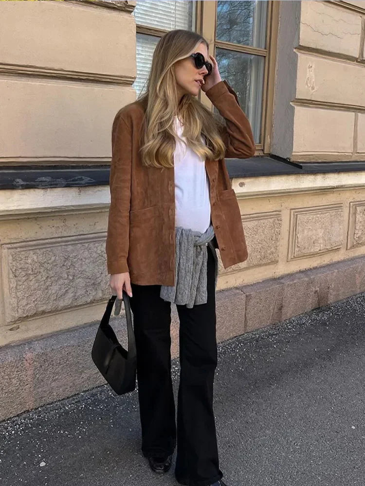 Zeitloser Vintage-Stil Jacke