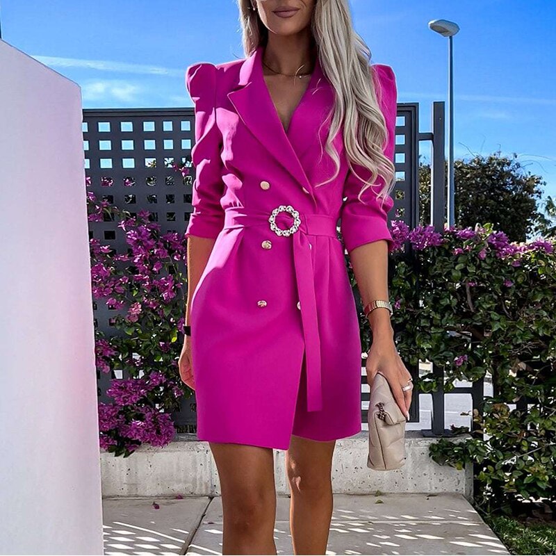 MW | Blazerkleid mit Gürtel