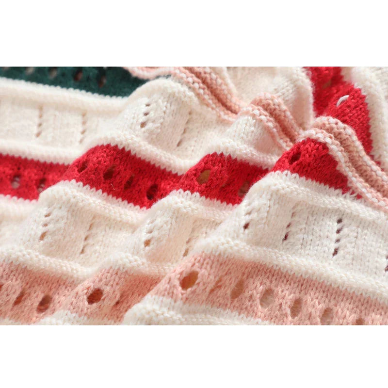 MW | Gestreifter Strickpullover