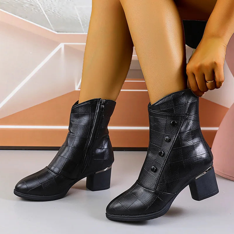 Elegante und stützende orthopädische Stiefel