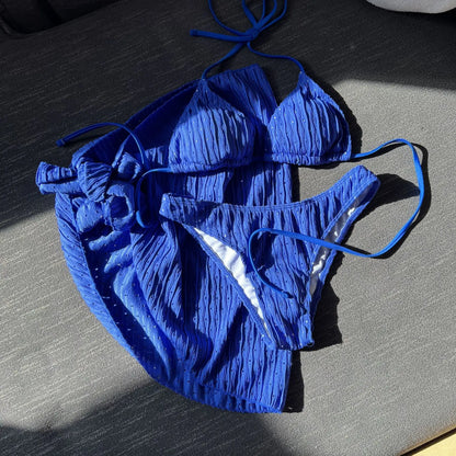 Poliert und verspielt Bikini