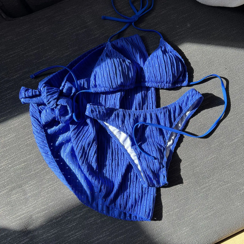 Poliert und verspielt Bikini