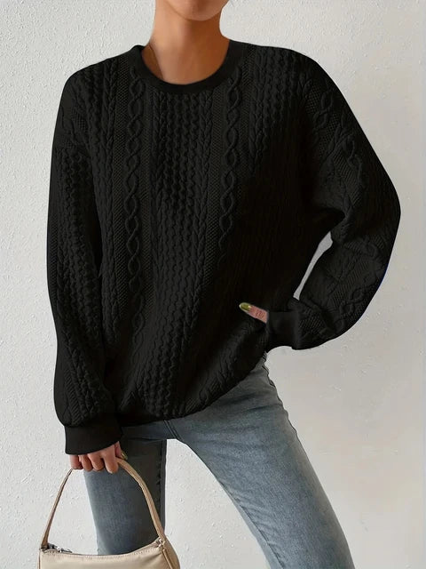 MW | Rundhalsausschnitt Sweatshirt mit langen Ärmeln