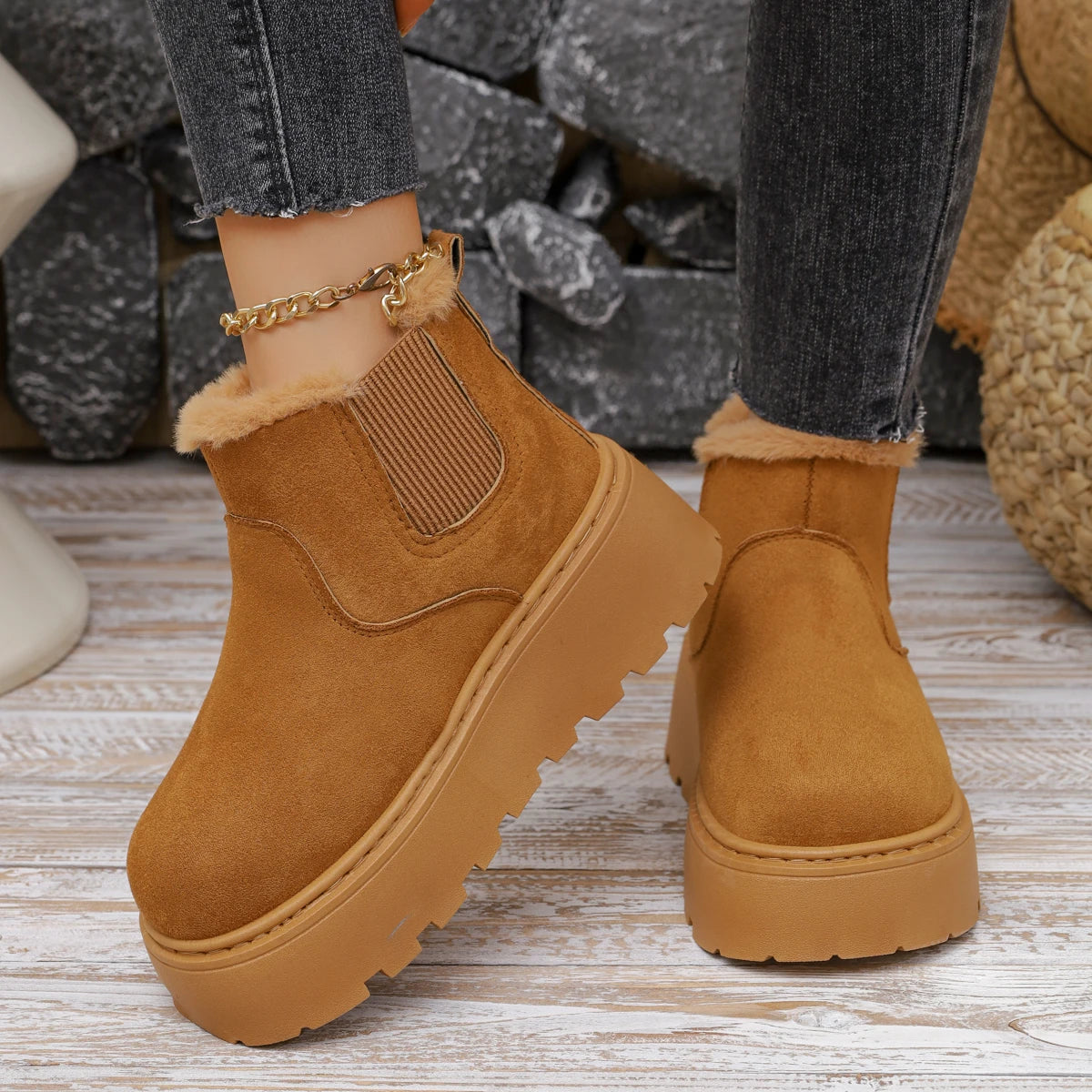 Stützende und stilvolle orthopädische Stiefel