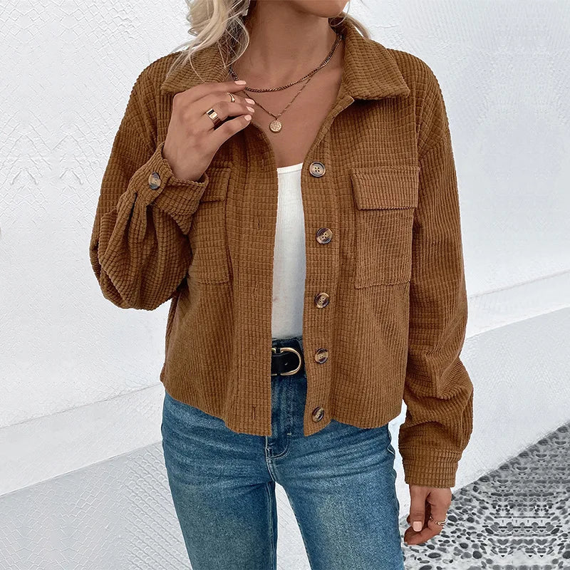 Anmutig gestaltete Jacke