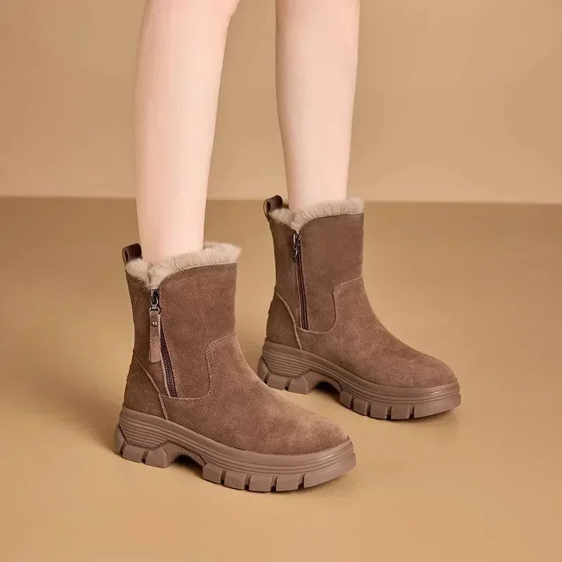Modische und stützende orthopädische Stiefel