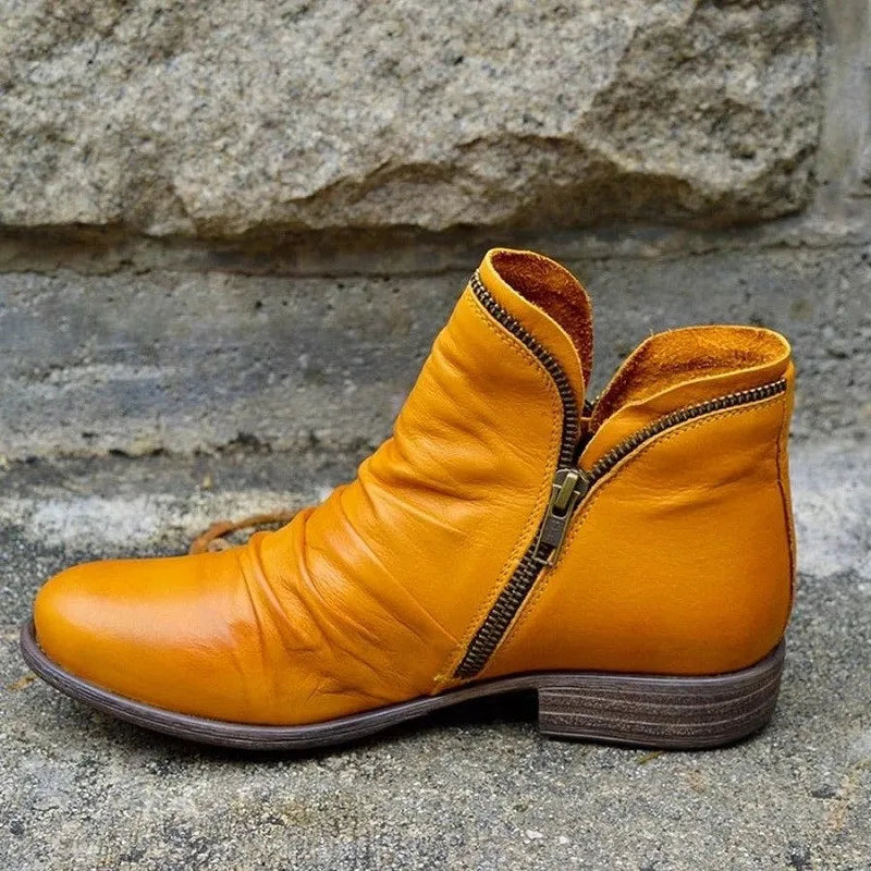 Stützende und trendige orthopädische Stiefel
