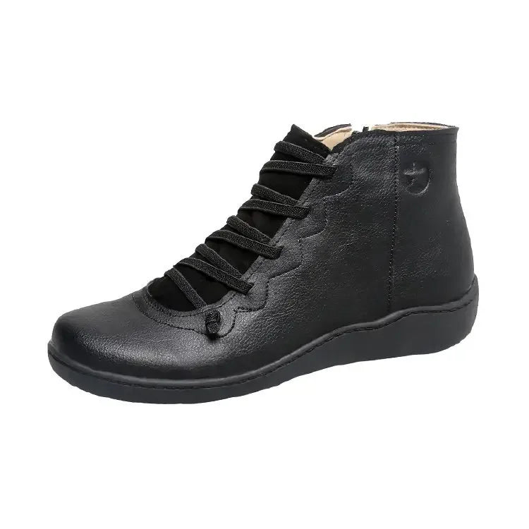Stützende und trendige orthopädische Stiefel