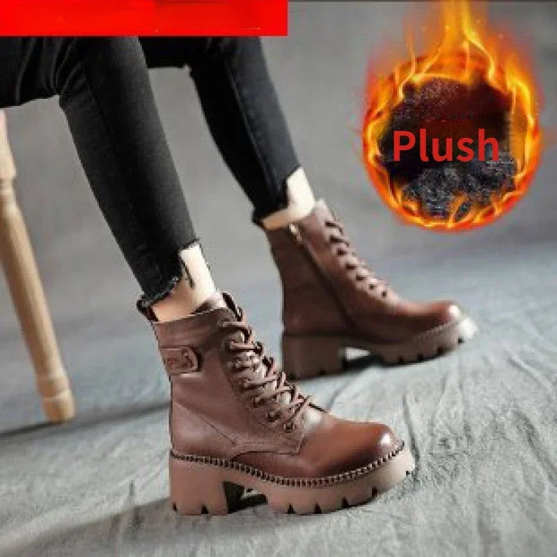 Stützende und stilvolle orthopädische Stiefel
