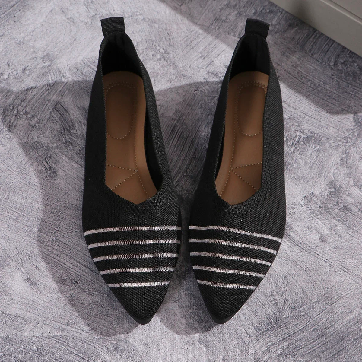 Stützende und stilvolle orthopädische Ballerinas