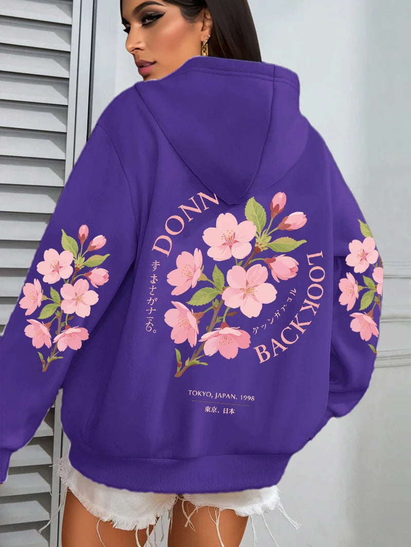 Schlicht und elegant Kapuzenpullover
