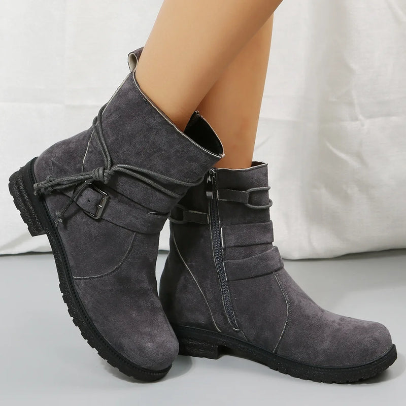Lässige und stützende orthopädische Stiefel