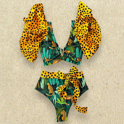 Inspired Bathing Suit With a Contemporary Edge