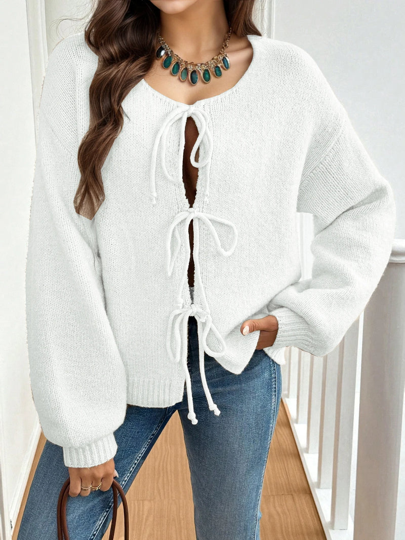 Frisch und feminin Strickjacke