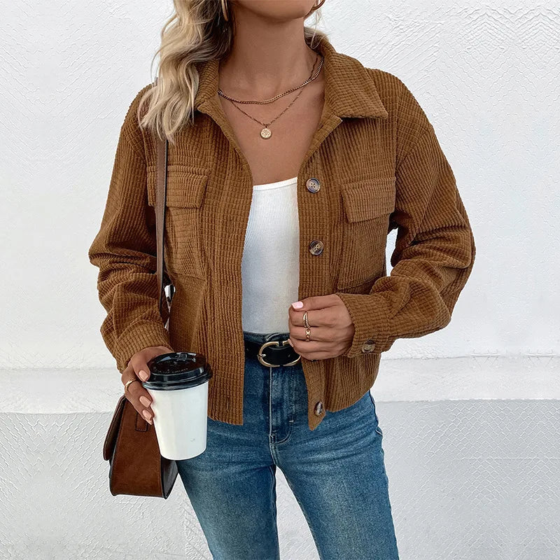 Anmutig gestaltete Jacke