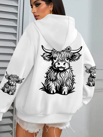 Luxuriös und anmutig Kapuzenpullover