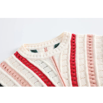 MW | Gestreifter Strickpullover