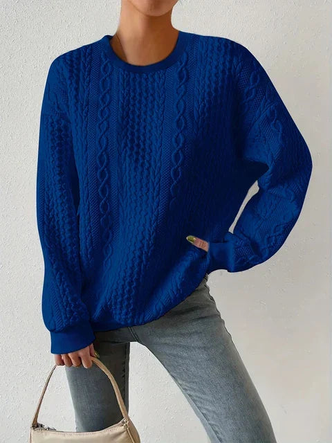MW | Rundhalsausschnitt Sweatshirt mit langen Ärmeln
