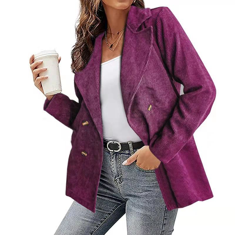 MW | VioletBlazer I Einfarbiger Blazer für Frauen
