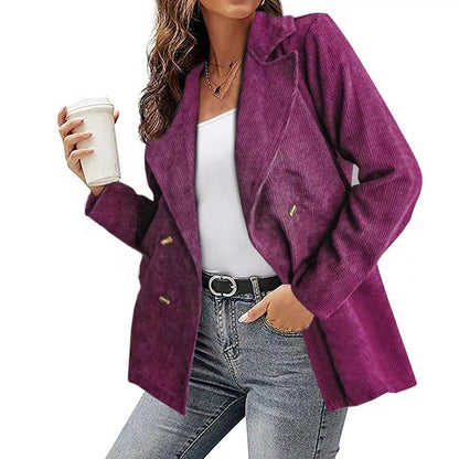 MW | VioletBlazer I Einfarbiger Blazer für Frauen