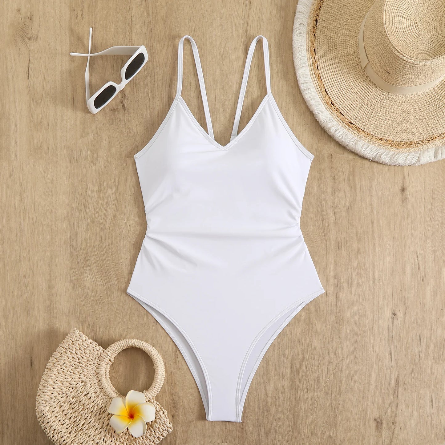 Beautifully Finished Swimsuit in a Timeless Design