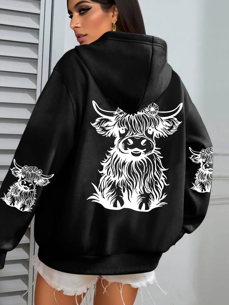 Luxuriös und anmutig Kapuzenpullover