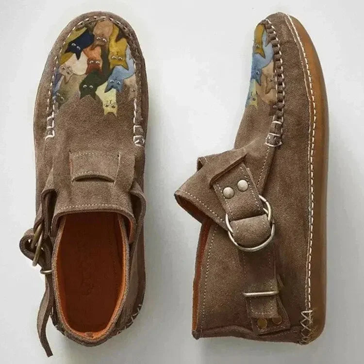 Modische und stützende orthopädische Stiefel