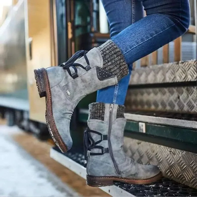 Elegante und stützende orthopädische Stiefel