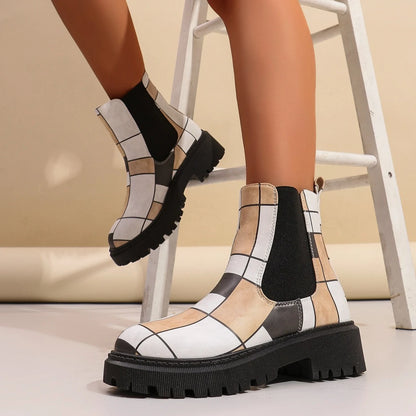 Lässige und stützende orthopädische Stiefel