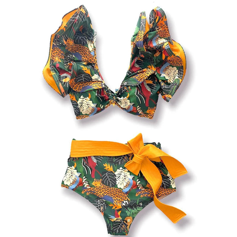 Inspired Bathing Suit With a Contemporary Edge