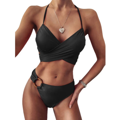 Poliert und verspielt Bikini