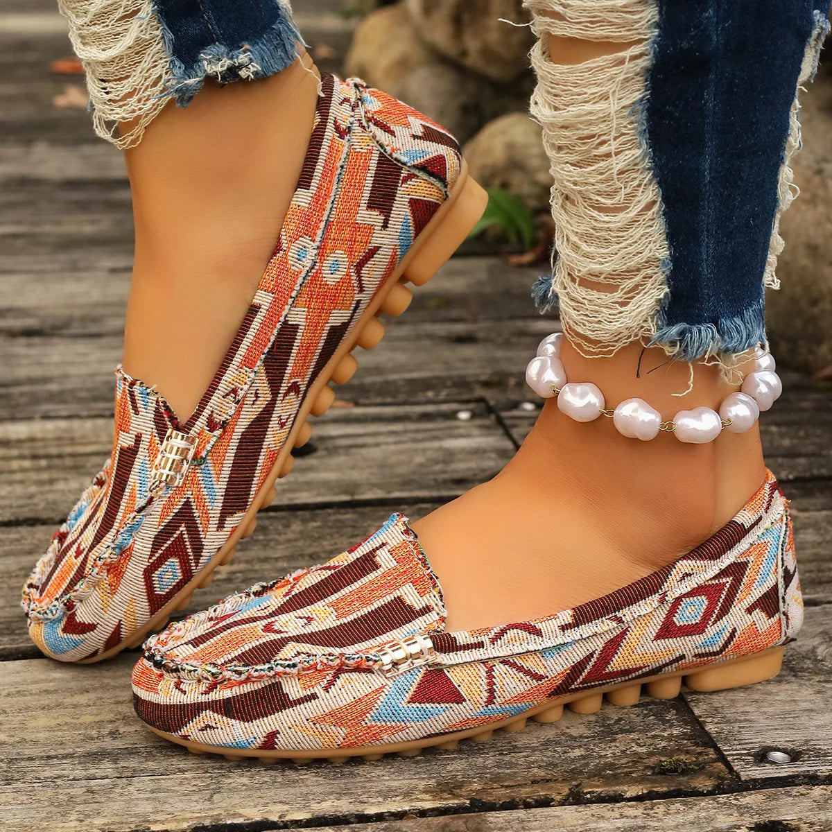 Lässige und stützende orthopädische Schuhe