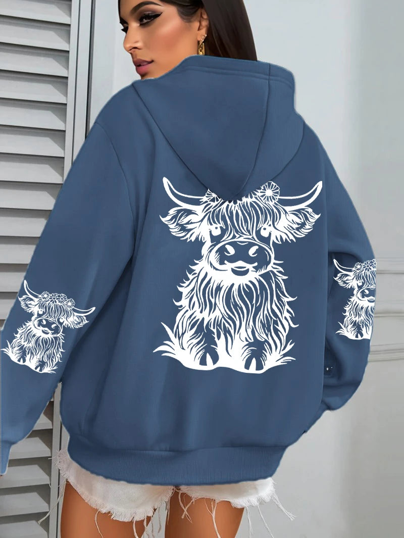 Luxuriös und anmutig Kapuzenpullover