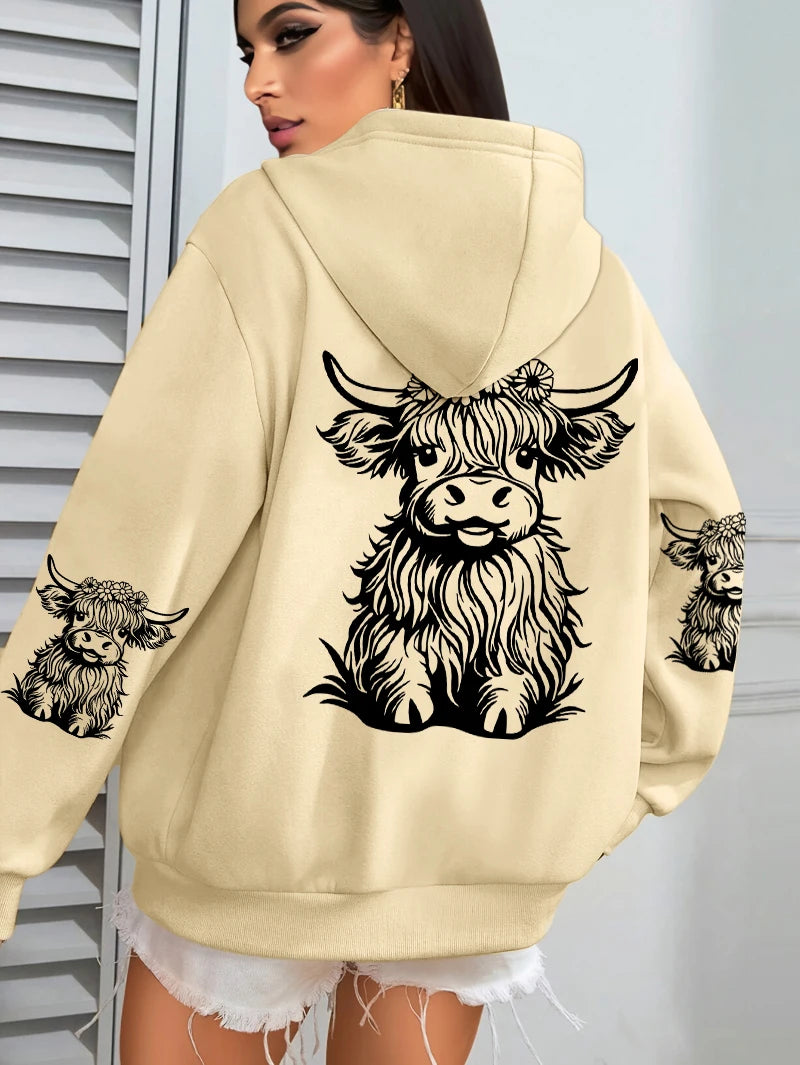 Luxuriös und anmutig Kapuzenpullover