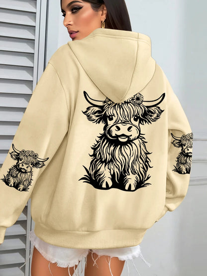 Luxuriös und anmutig Kapuzenpullover